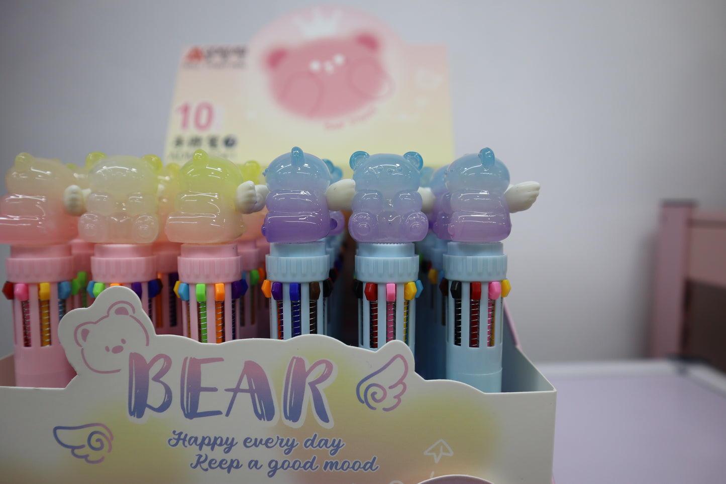 Multi-Colour Bear Pens