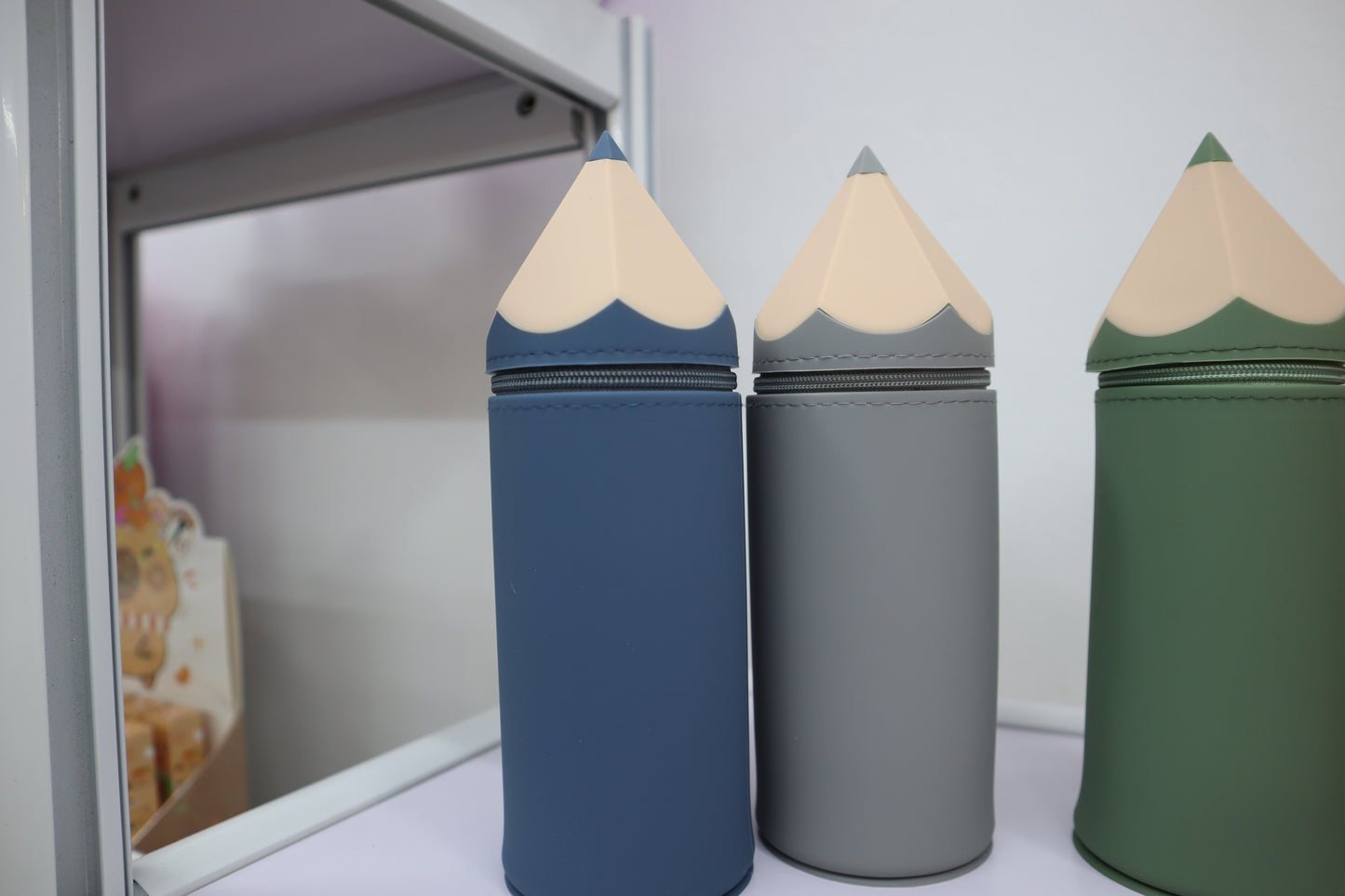 Pencil-Shaped Pencil Cases
