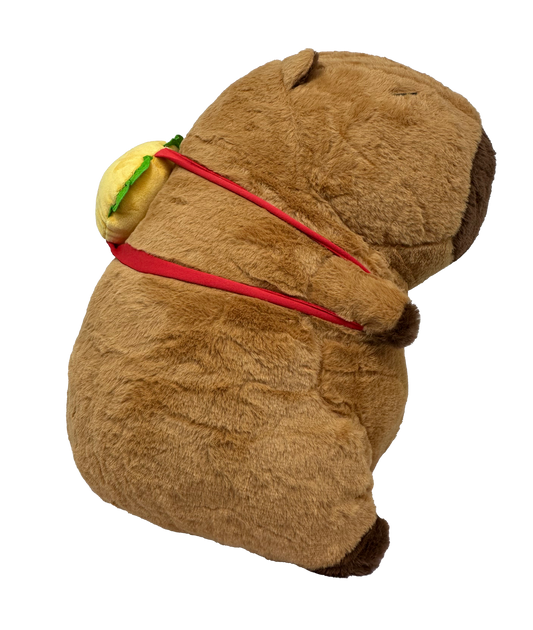 Burger Bag Capybara Plush