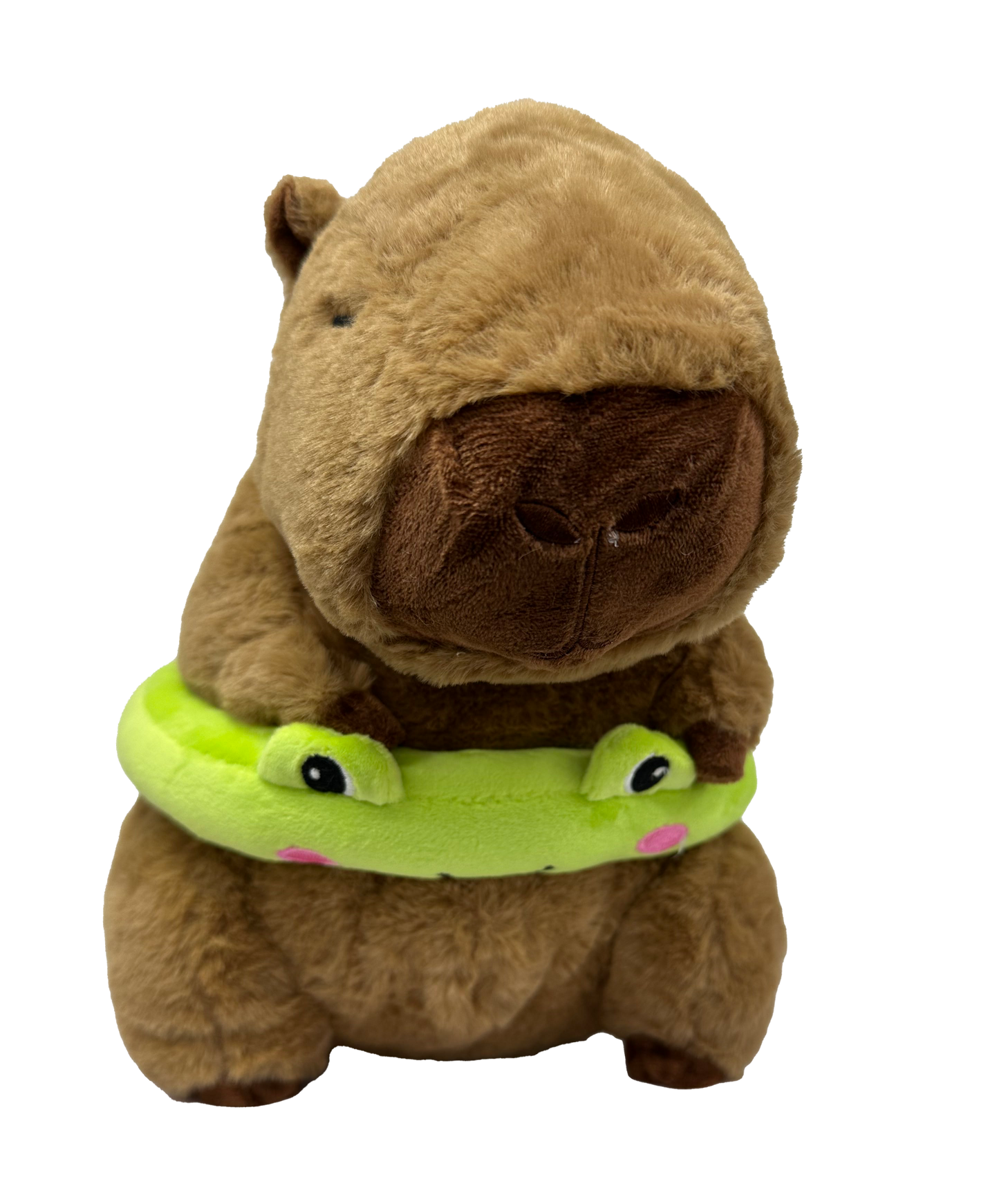Frog Floatie Capybara Plush