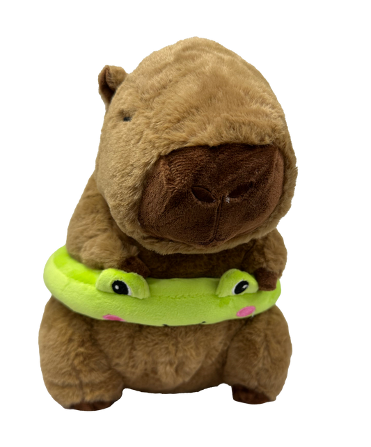 Frog Floatie Capybara Plush