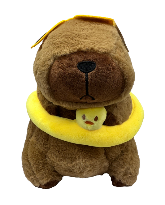 Duck Floatie Capybara with Sunglasses Plush