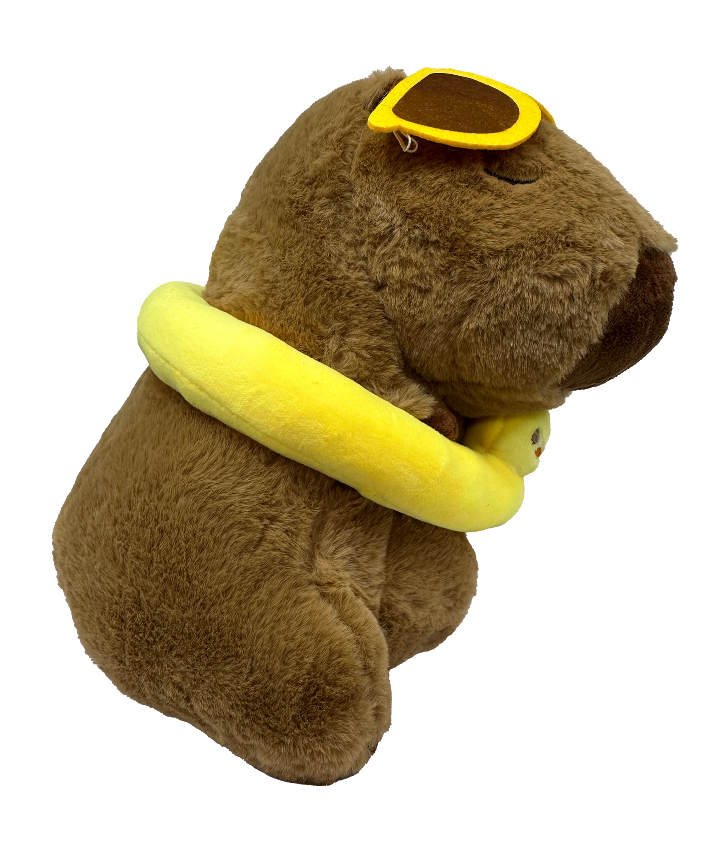 Duck Floatie Capybara with Sunglasses Plush