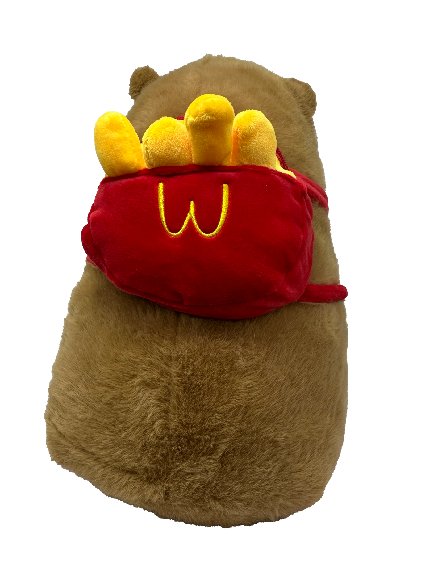 French Fries Bag Capybara with Pullstring Fry Plush