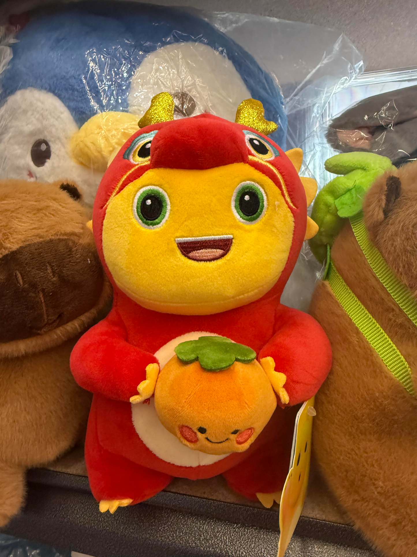 Chinese New Year Red Dragon Nai Long Plush