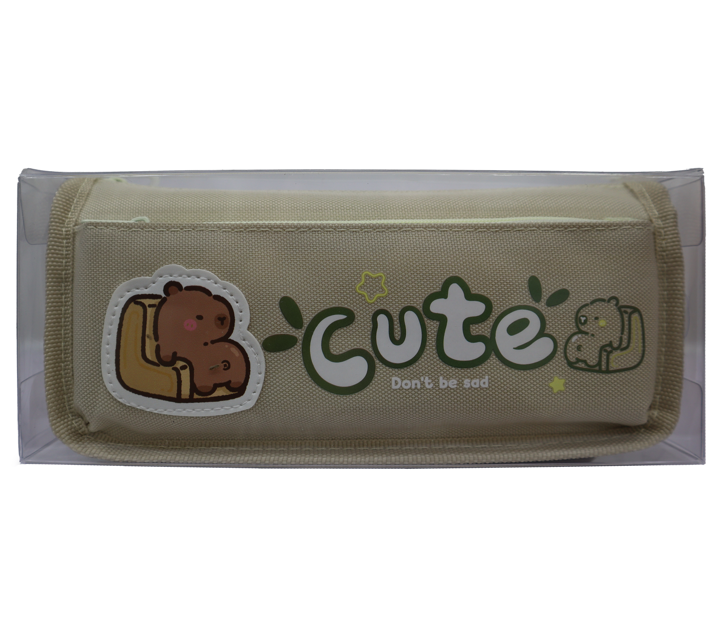 Beige Capybara Pencil Case