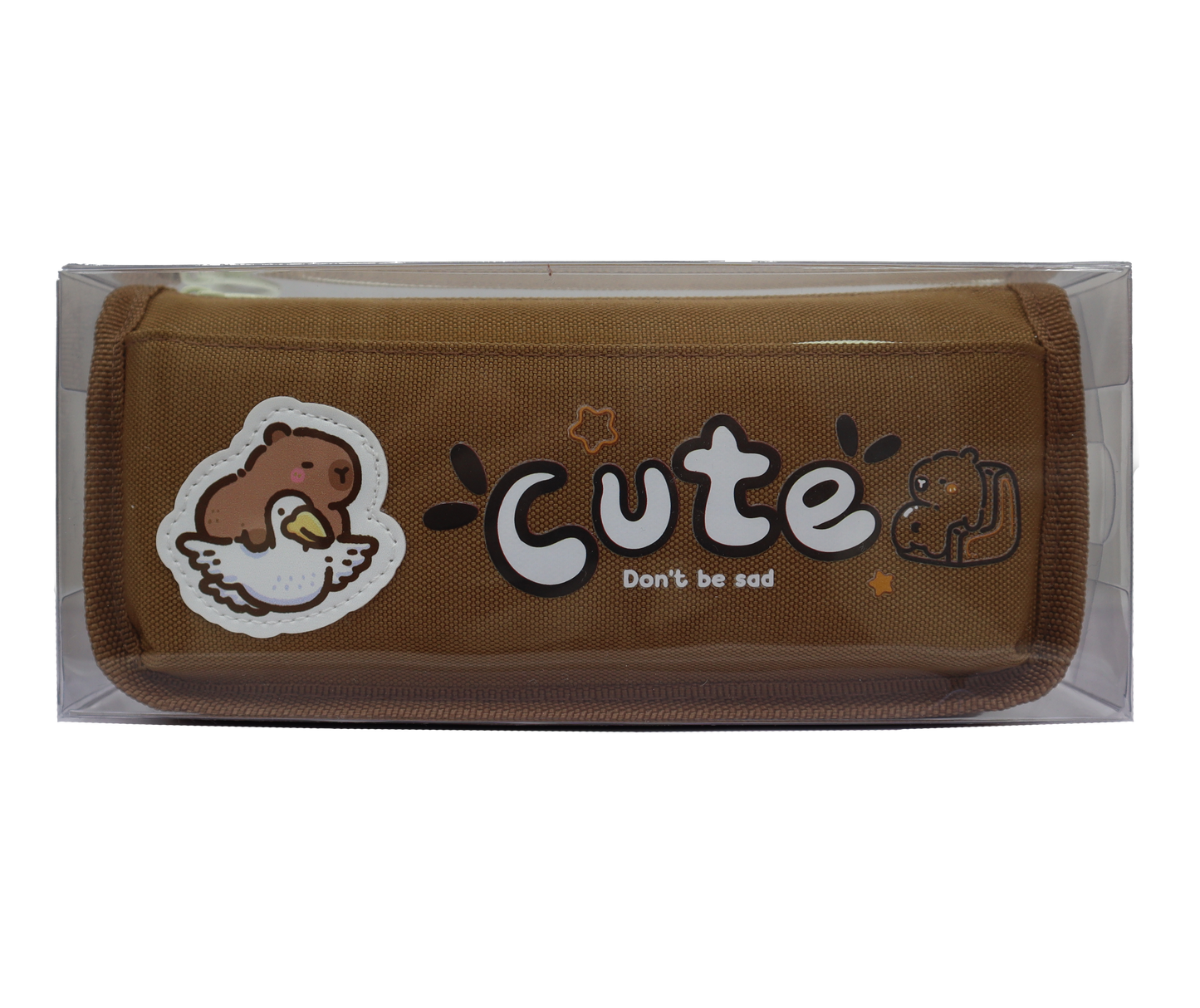 Brown Capybara Pencil Case