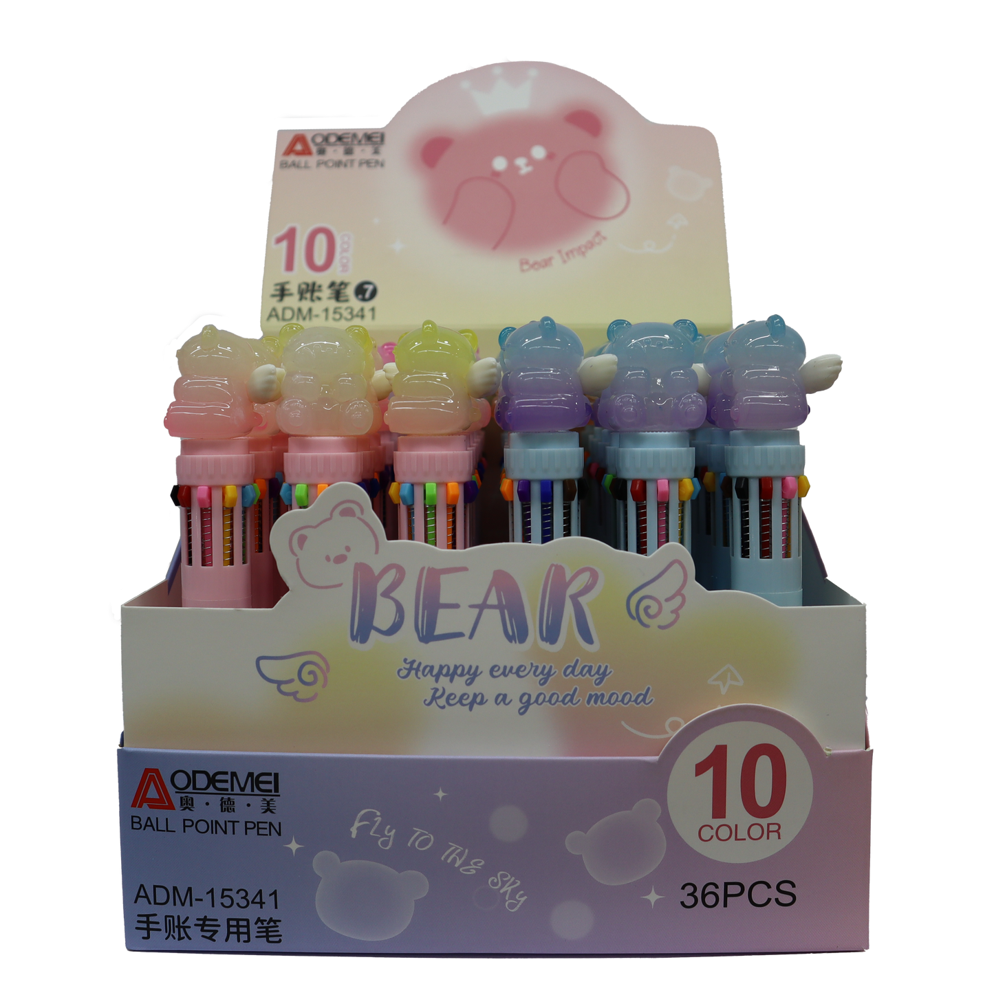 Multi-Colour Bear Pens