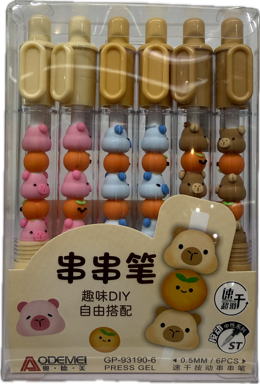 Capybara 6-Pack Pens