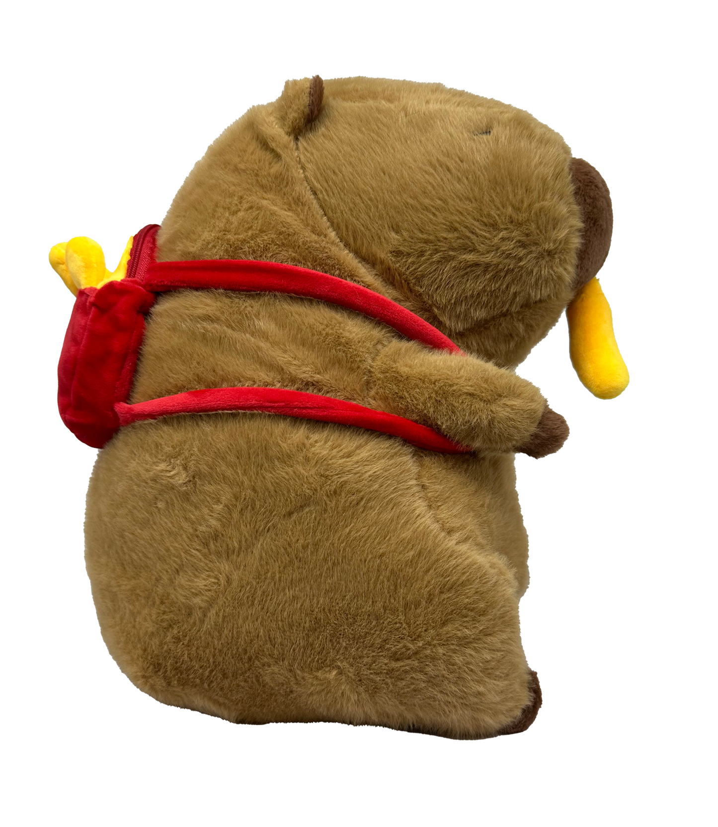 French Fries Bag Capybara with Pullstring Fry Plush