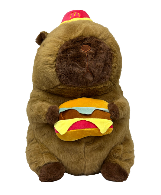 Fast Food Worker Capybara Plush