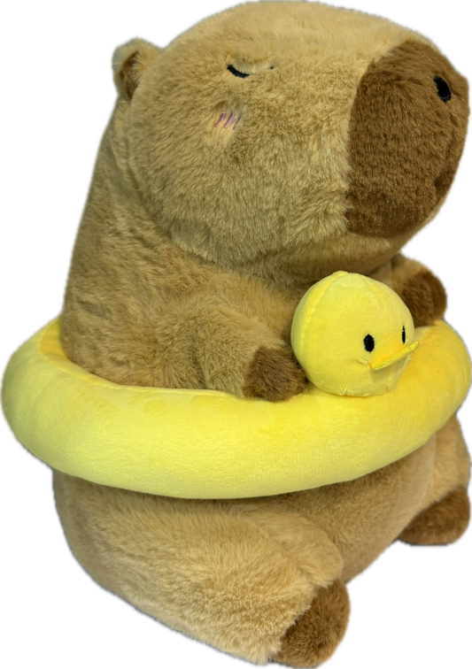 Duck Floatie Capybara 12" Plush