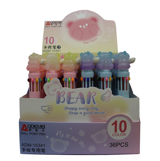 Multi-Colour Bear Pens