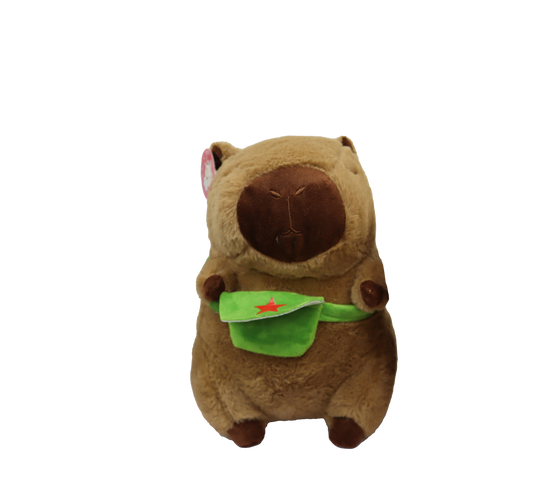 Green Sling Bag Capybara 12" Plush