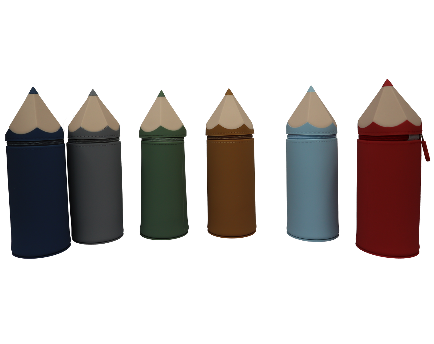 Pencil-Shaped Pencil Cases