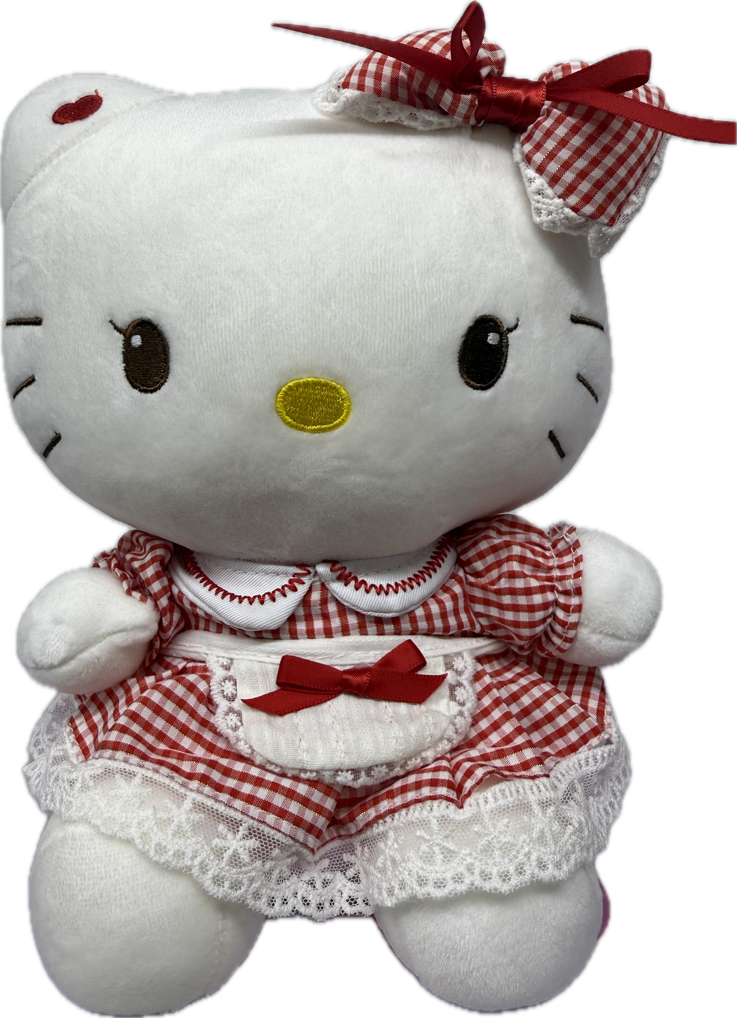 Red Plaid Hello Kitty Plush
