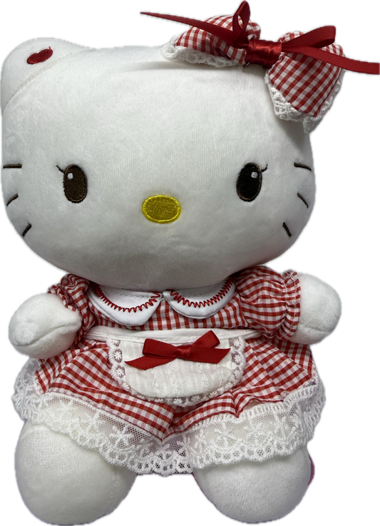 Red Plaid Hello Kitty Plush