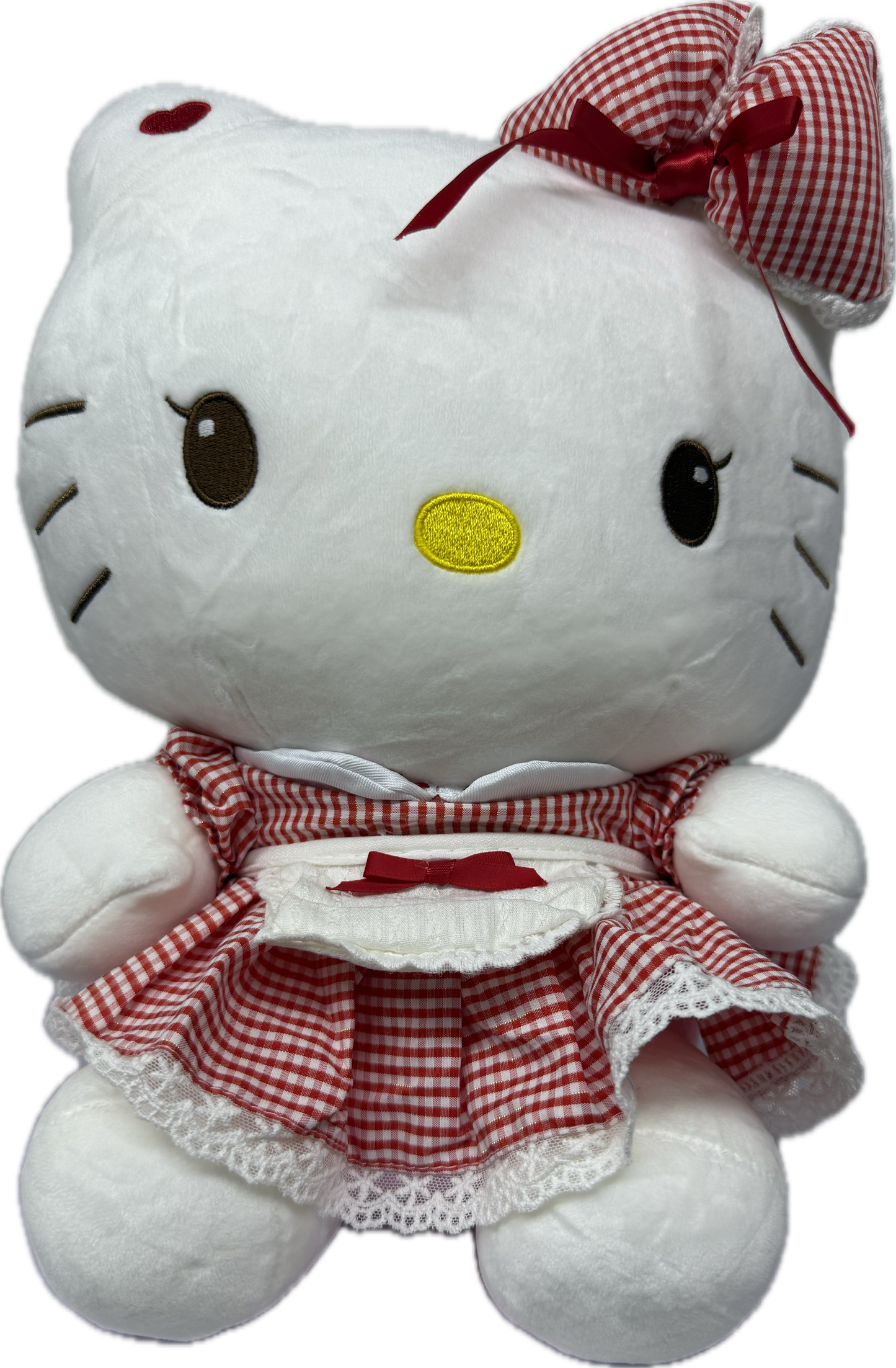 Red Plaid Hello Kitty Plush